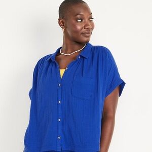 Old Navy 100% Cotton Gauze Top